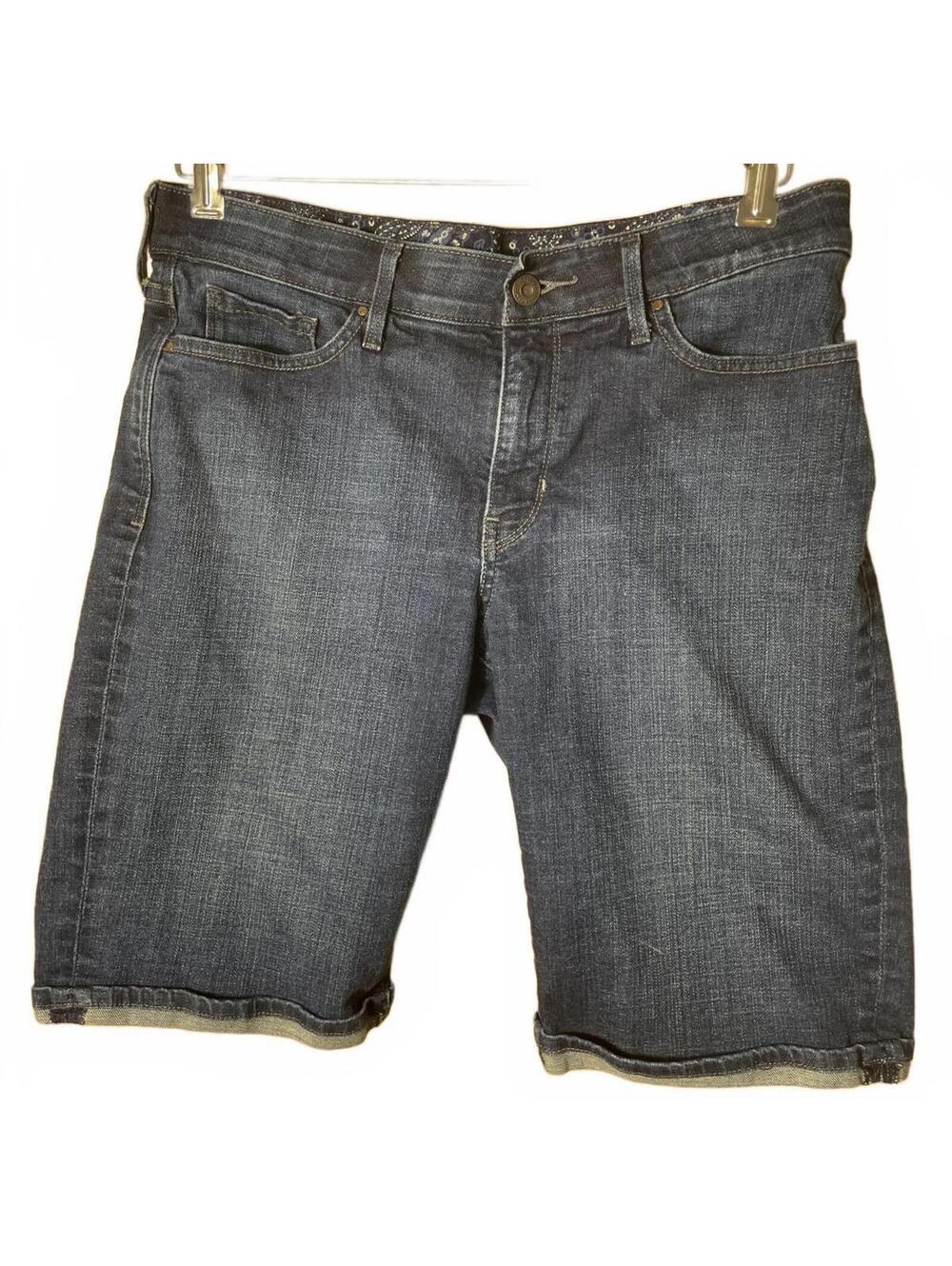 Levi's 525 Denim Shorts Womens Size 10 Blue Perfect Waist Bermuda Casual Basic